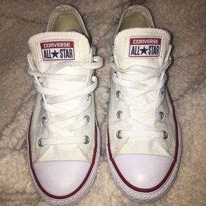 White Low Top Converse